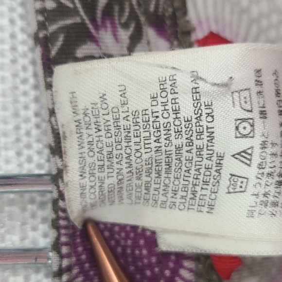 The North Face Athletic Top Short Sleeve V-Neck Vapor Wick Purple Size X-Small - Picture 9 of 11